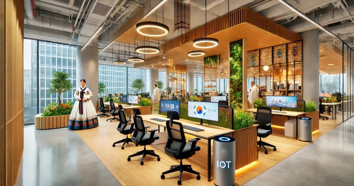 Korean office interior