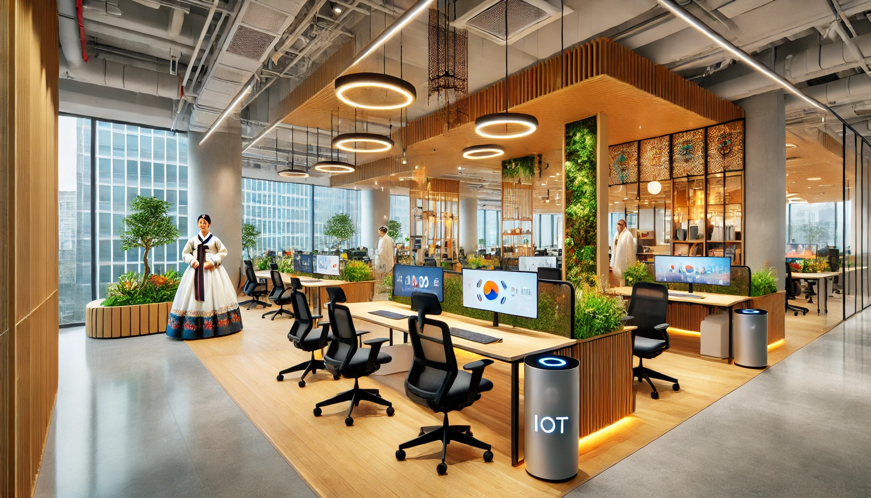 Korean office interior